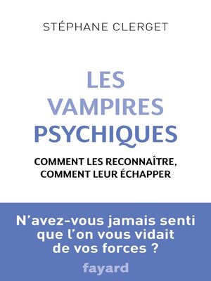 cover image of Les Vampires psychiques